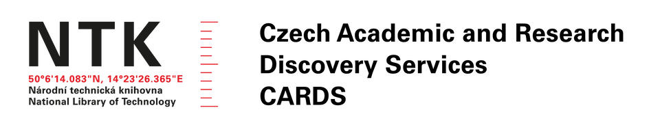 Národní technická knihovna – Czech Academic and Research Discovery Services (CARDS)